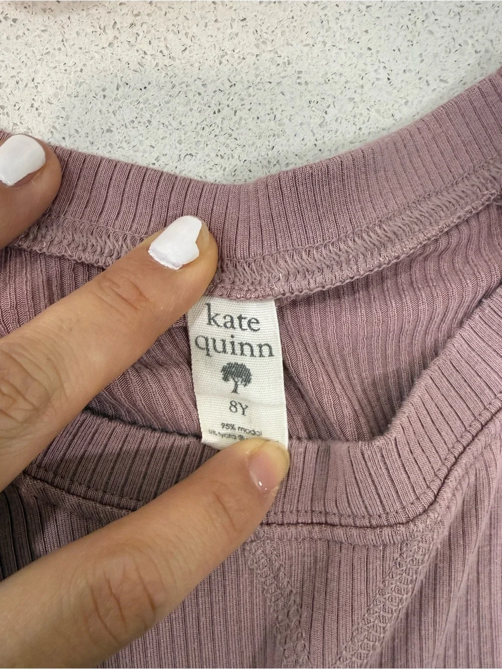 KATE QUINN Short Sleeve Topstitch Tee + Retro Shortie Short Set (Mauve Taupe)